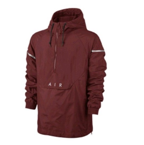 men's nike anorak woven air hybird jacket